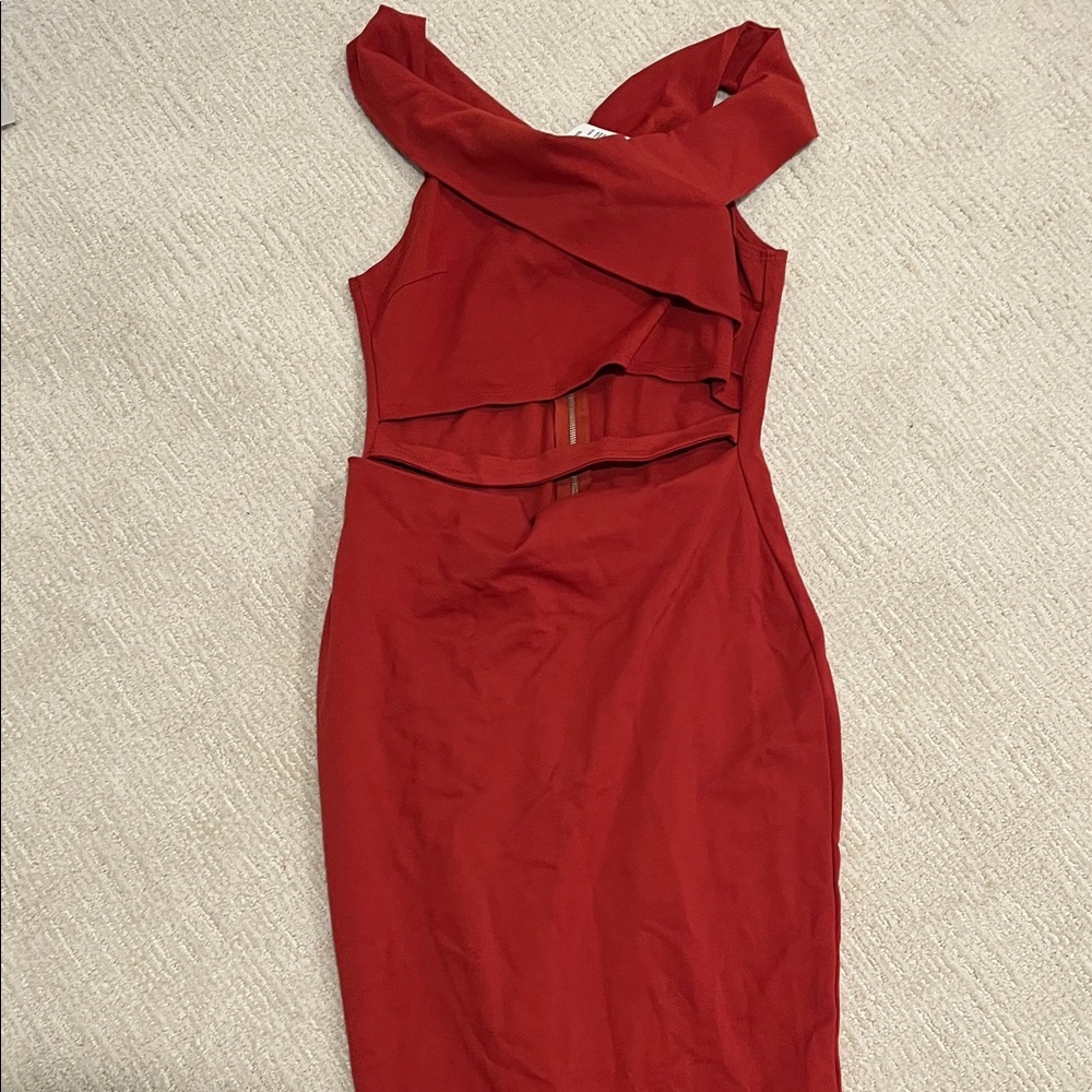 Windsor Red Backless Dress